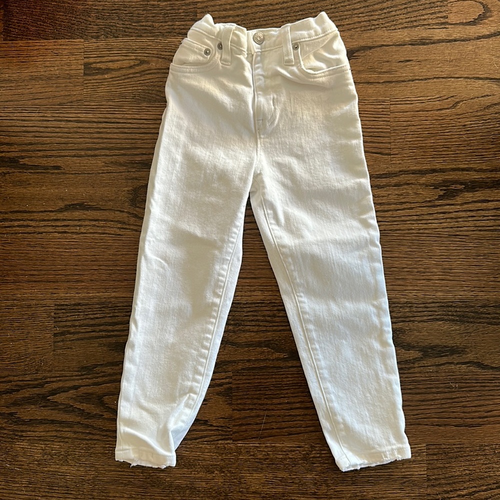 Girls Jcrew Crewcuts white jeans